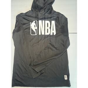 NBA Black Hoodie Pullover Athletic Logo Sweatshirt Men’s Small